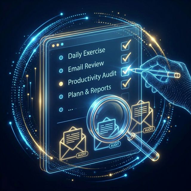 Interactive knowledge audit checklist