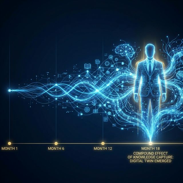Compound knowledge capture timeline