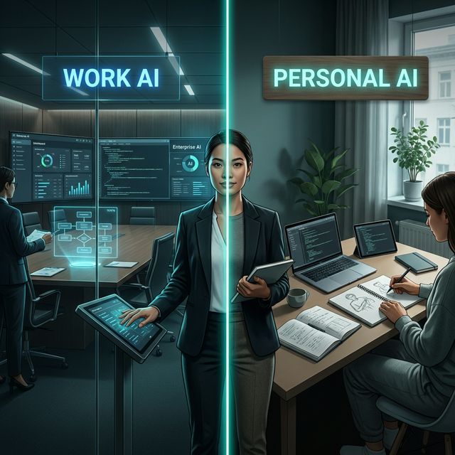 Boundary between personal and enterprise