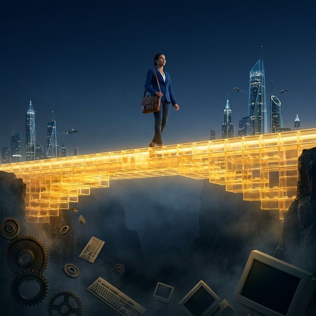 Golden bridge over chasm of obsolescence