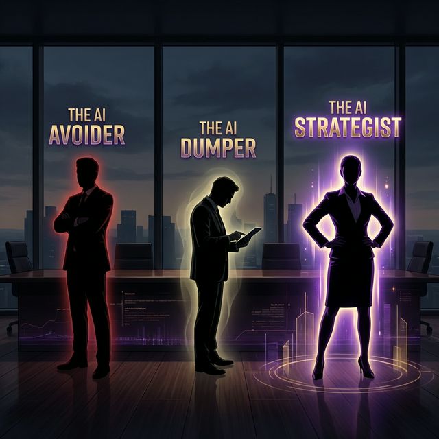 Three types of AI users