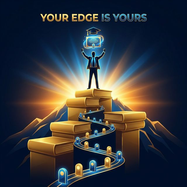 Course completion celebration