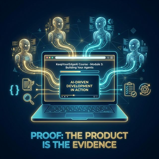 This course is the living proof of the AI agent model